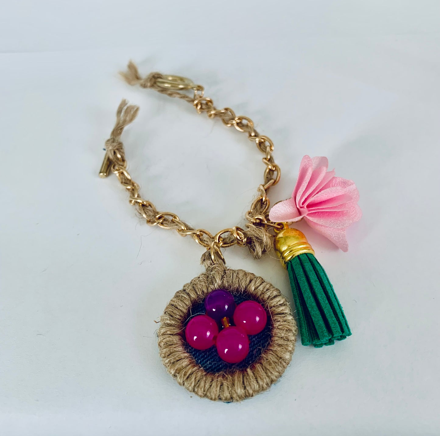 Saga Bracelet with Charms & Beads– Boho Chic Jewelry